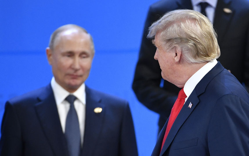 Владимир Путин и Дональд Трамп на саммите G20. Фото AFP