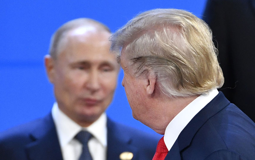 Владимир Путин и Дональд Трамп на саммите G20. Фото AFP