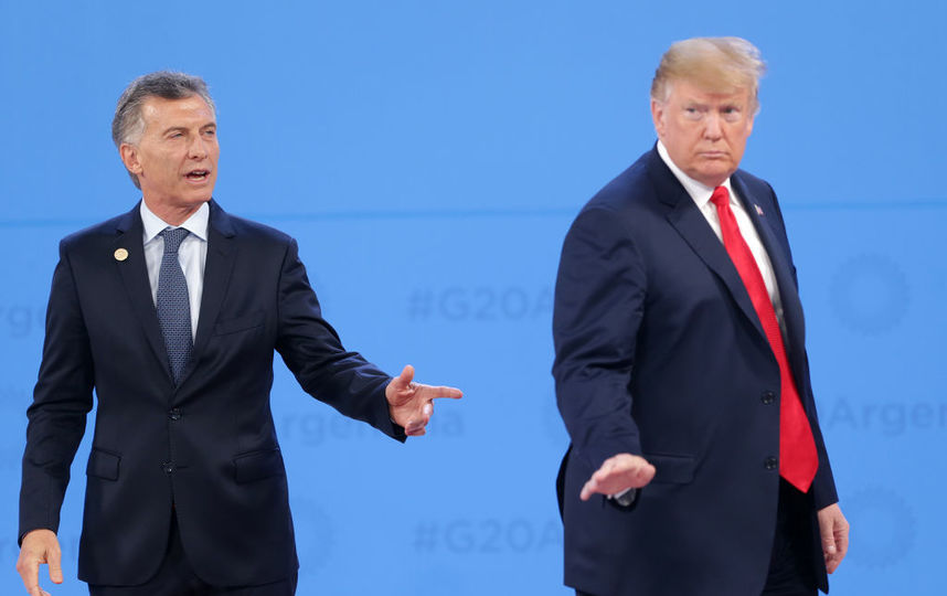 Дональд Трамп на саммите G20. Фото Getty