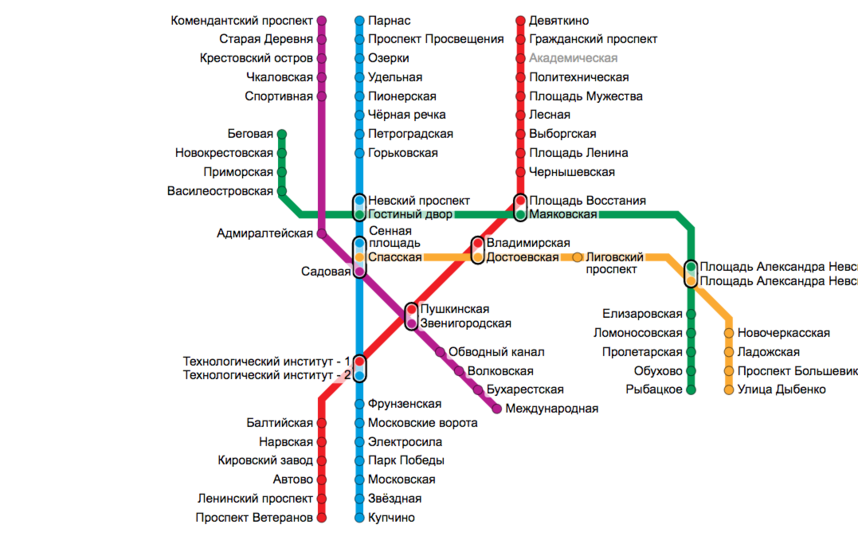 Открытие трех новых станций метро Петербурга перенесли на май. Фото http://www.metro.spb.ru/