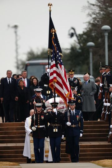 Похороны Джорджа Буша в Техасе. Фото Getty