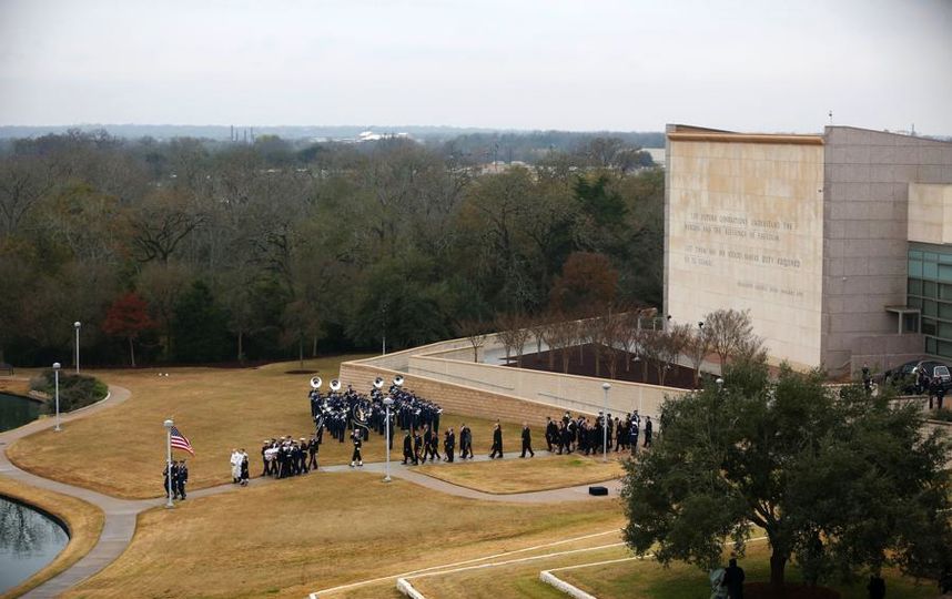 Похороны Джорджа Буша в Техасе. Фото Getty