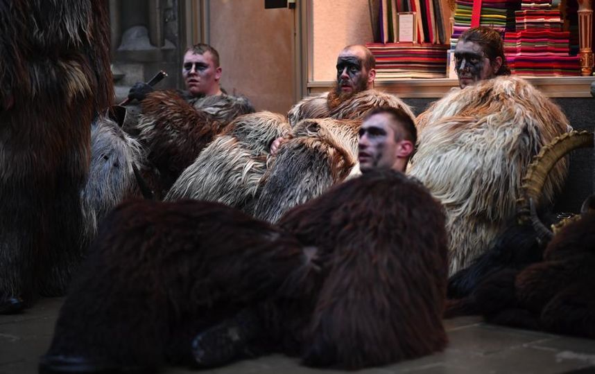 Krampus Creatures Parade в Мюнхене. Фото Getty