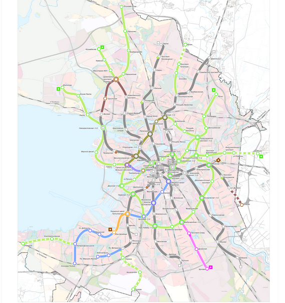 Новая Схема Метро Спб 2025 Года