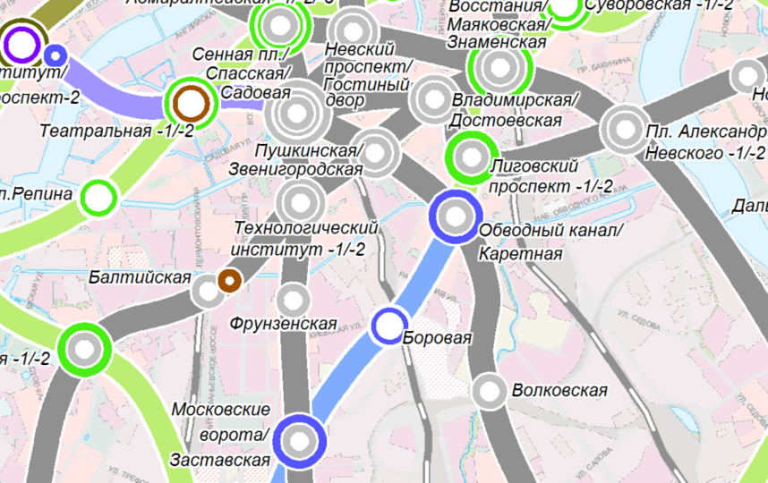 В Петербурге изменили схему развития метро. Фото www.gov.spb.ru