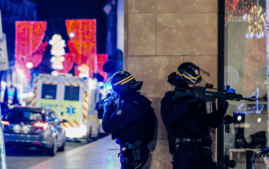 Стрельба на рождественской ярмарке в Страсбурге произошла вечером 11 декабря. Фото AFP
