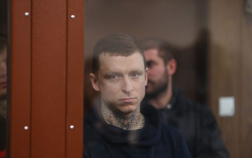 Павел Мамаев в Тверском суде. Фото Василий Кузьмичёнок
