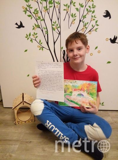  мой 11-летний сын Матвей Каган тоже решил написать письмо Дедушке. Фото Каган Анна Владимировна, "Metro"