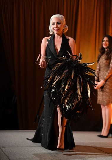 Леди Гага на премии Национального совета кинокритиков США. Фото AFP