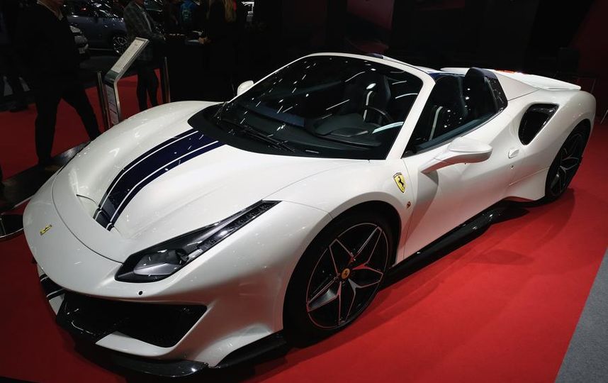    (Vienna Autoshow 2019). Ferrari.  Getty