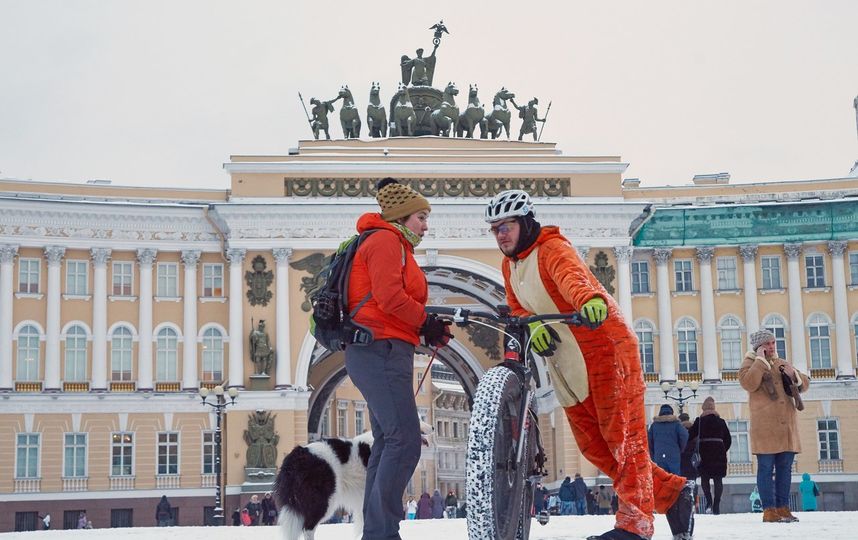 Фото: Велопарад Дедов Морозов и Снегурочек (2018 год). Фото Юлия Леоненко / vk.com/bikededmoroz, vk.com