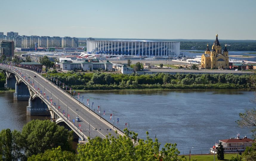 Нижний Новгород. Вид на стадион (архивное фото). Фото https://pixabay.com/