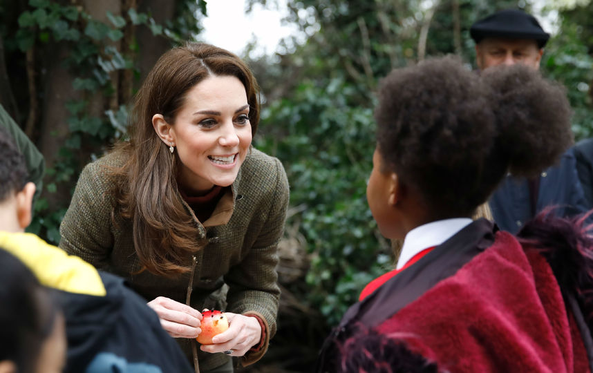 Кейт Миддлтон посетила Сад Короля Генриха 15 января. Фото Getty
