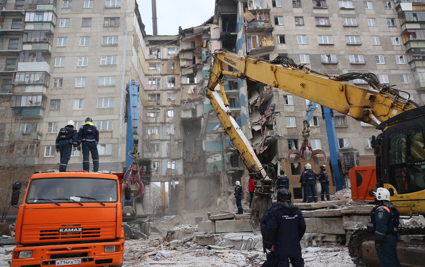 Взрыв в жилом доме в Магнитогорске произошел 31 декабря. Фото Getty
