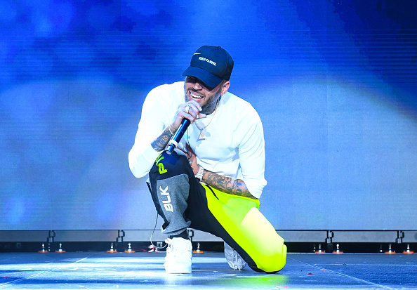 Американский певец Крис Браун. Фото Getty