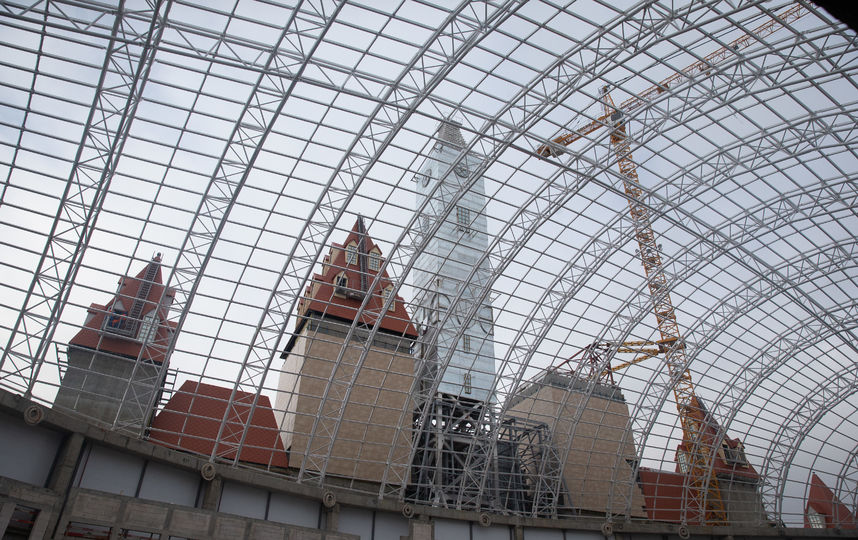 Как в Москве строят крупнейший в Европе парк развлечений "Остров мечты". Фото Василий Кузьмичёнок