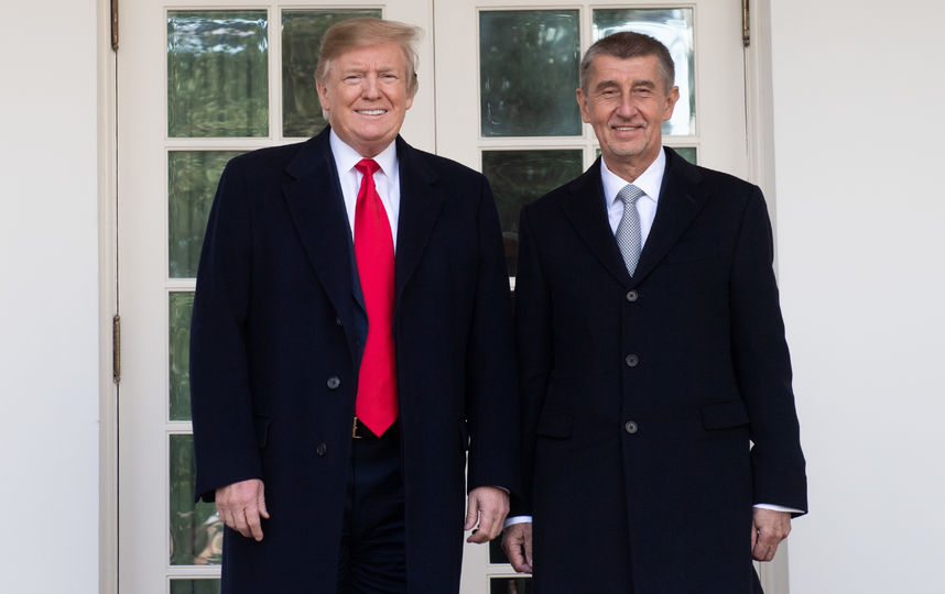 Дональд Трамп и Андрей Бабиш. Фото AFP