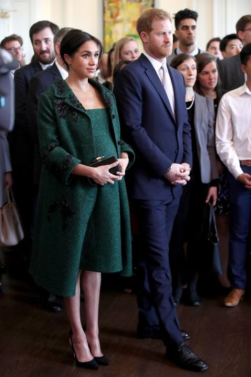 Меган Маркл и принц Гарри в Canada House в Лондоне. Фото Getty