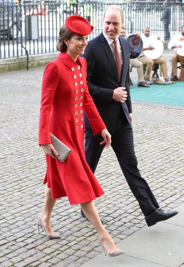 Кейт Миддлтон, принц Уильям, Меган Маркл и принц Гарри посетили Вестминстерское аббатство. Фото Getty
