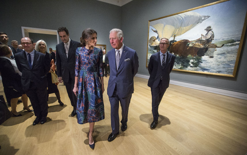 Королева Летиция и принц Чарльз явно наслаждались обществом друг друга. Фото Getty