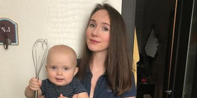 Екатерина Мокрякова с сыном Кузей. Екатерина Мокрякова с сыном Кузей.