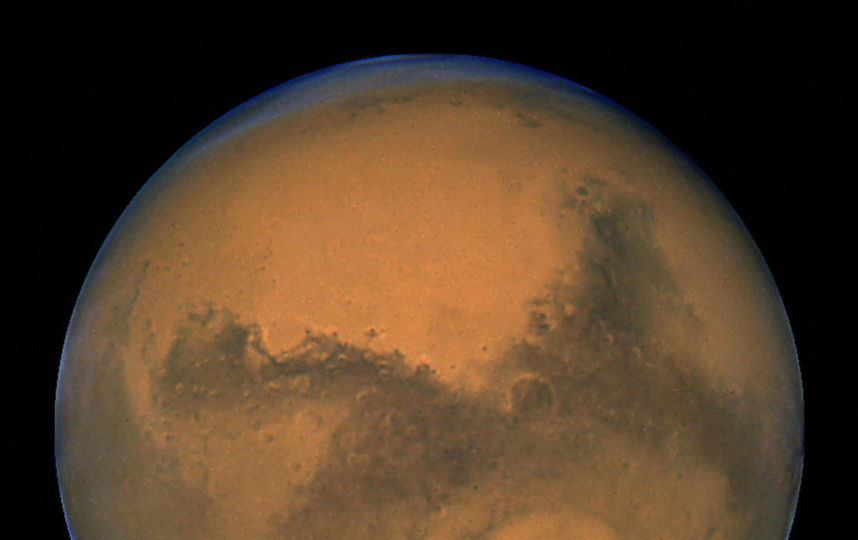 Марс. Снимок орбитального телескопа Хаббл. 2003 год. Фото Getty
