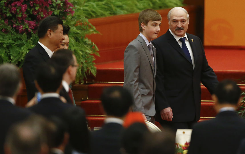 Александр и Николай Лукашенко в 2017 году. Фото Getty