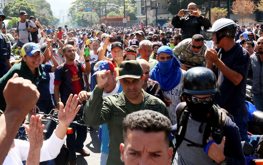 Беспорядки в Каракасе. Фото Getty