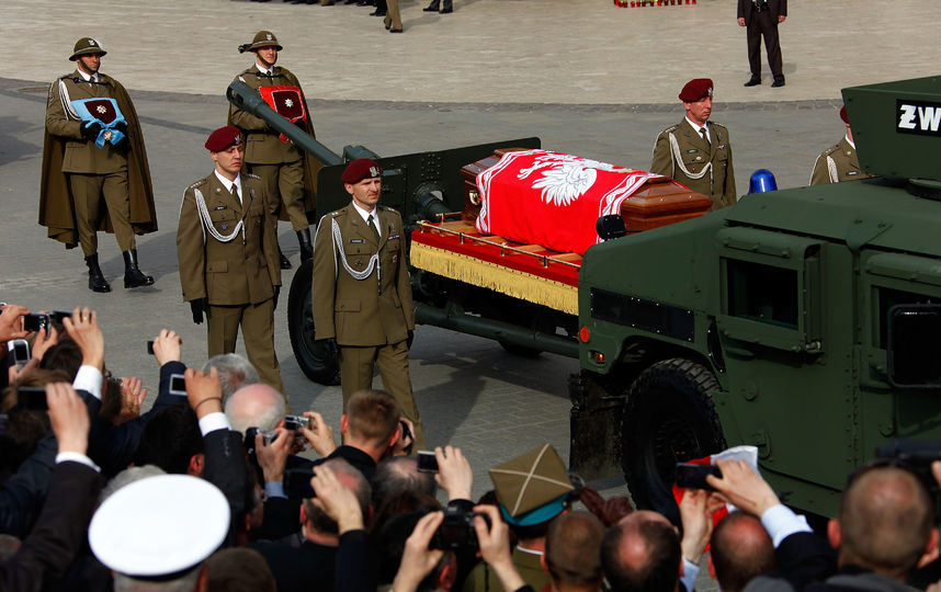 Похороны Леха Качиньского. Фото Getty