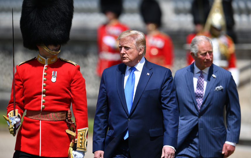Первый день официального визита Дональда и Мелании Трамп в Великобританию. Фото Getty