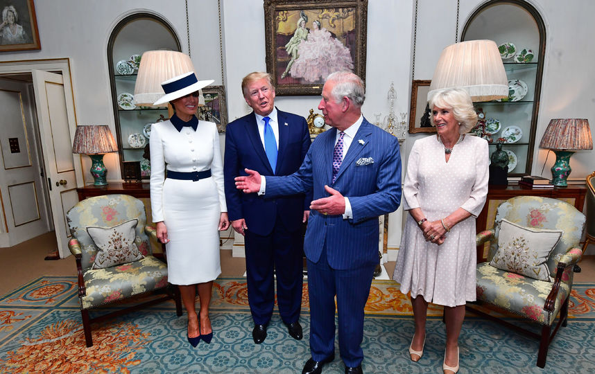 Первый день официального визита Дональда и Мелании Трамп в Великобританию. Фото Getty