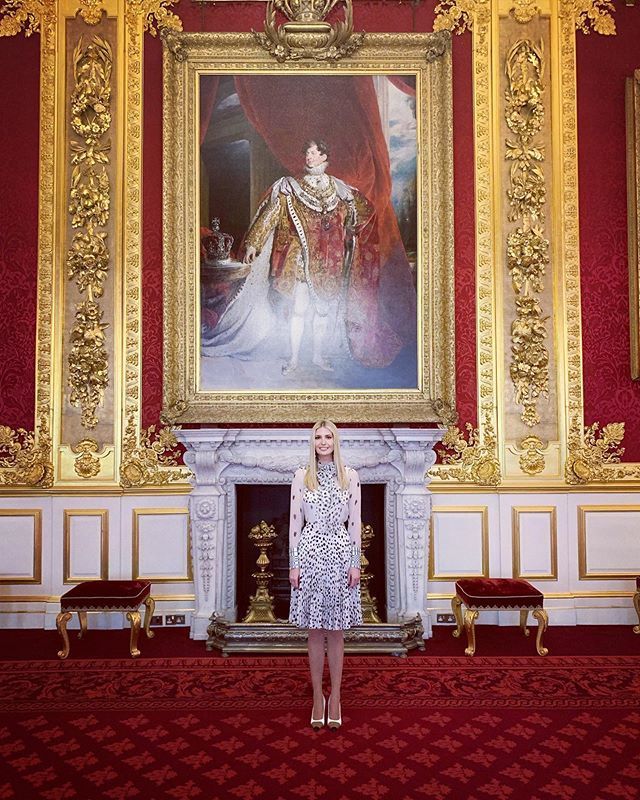 Иванка Трамп в Лондоне. Фото instagram.com/ivankatrump