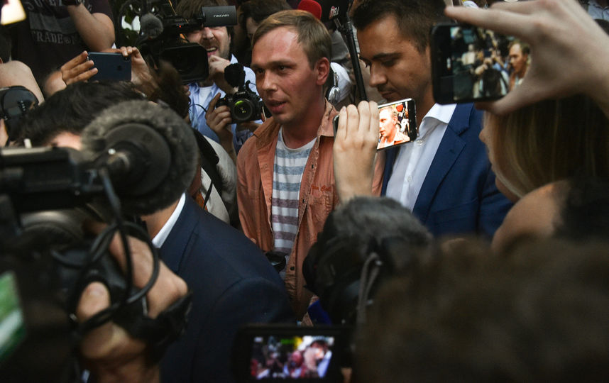 Иван Голунов после освобождения из-под домашнего ареста (архивное фото). Фото AFP