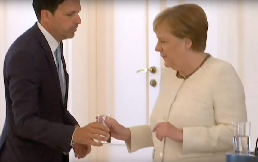Ангела Меркель на встрече с президентом ФРГ. Фото Скриншот/ euronews (T&#252;rk&#231;e), Скриншот Youtube