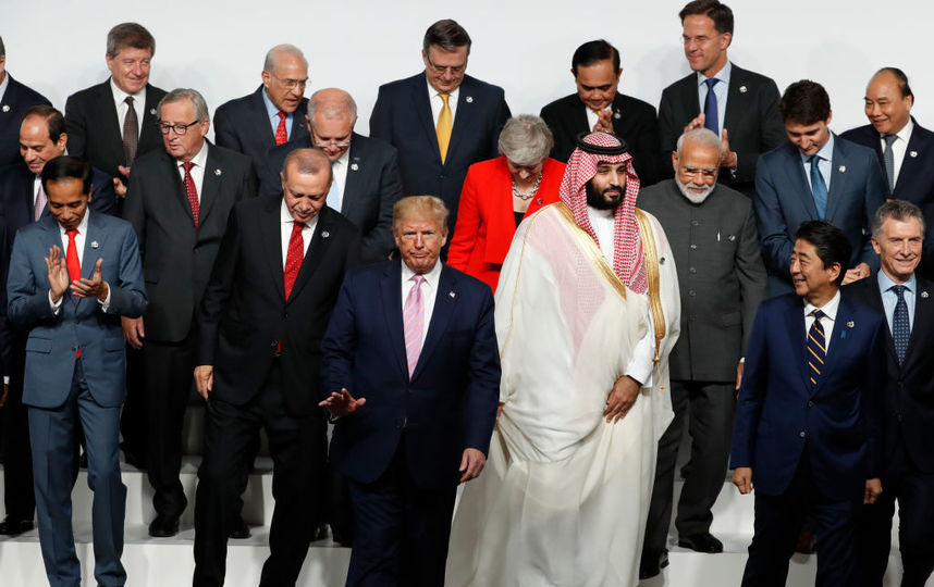 Церемония фотографирования на G20. Фото Getty