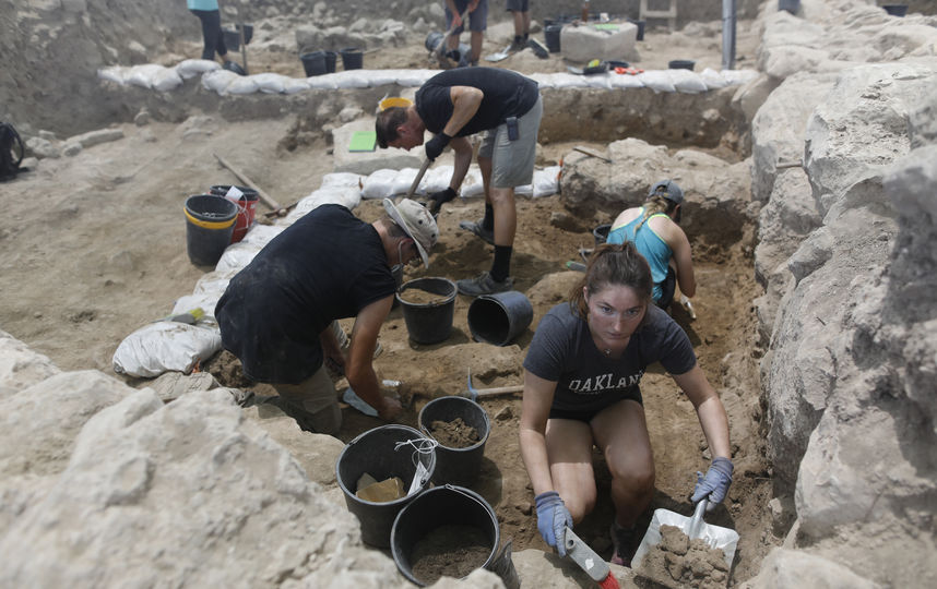 Раскопки начались ещё в 2015 году под руководством Йосефа Гарфинкела. Фото AFP