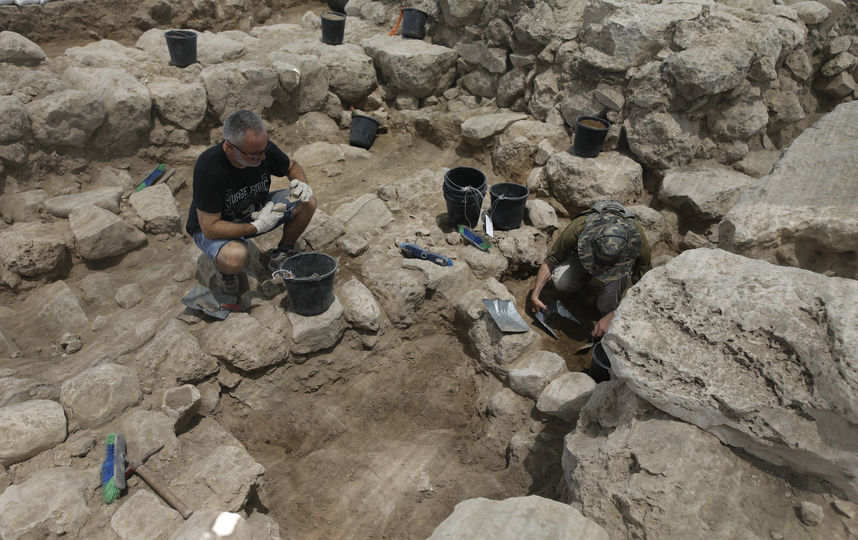 Раскопки начались ещё в 2015 году под руководством Йосефа Гарфинкела. Фото AFP