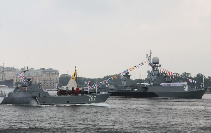 Главный военно-морской парад в Петербурге, 2018 год. Фото Святослав Акимов, "Metro"