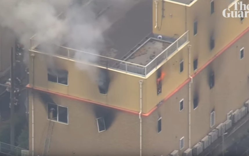 Пожар в студии аниме в Японии: погибли 12 человек. Фото Скриншот Youtube