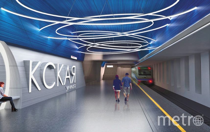 Проект станции "Окская" Некрасовской линии. Фото Предоставлено пресс-службой Москомархитектуры, "Metro"
