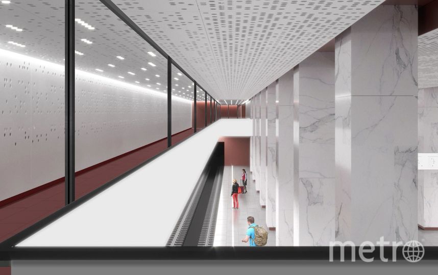 Проект станции "Стромынка" БКЛ. Фото Предоставлено пресс-службой Москомархитектуры, "Metro"