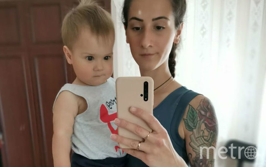 Анастасия Алексеева с сыном. Фото предоставлено героиней публикации, "Metro"