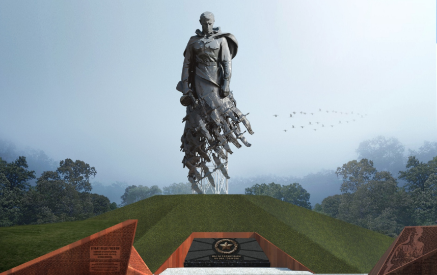 В подмосковном Солнечногорске начали отливать 25-метровую скульптуру солдата