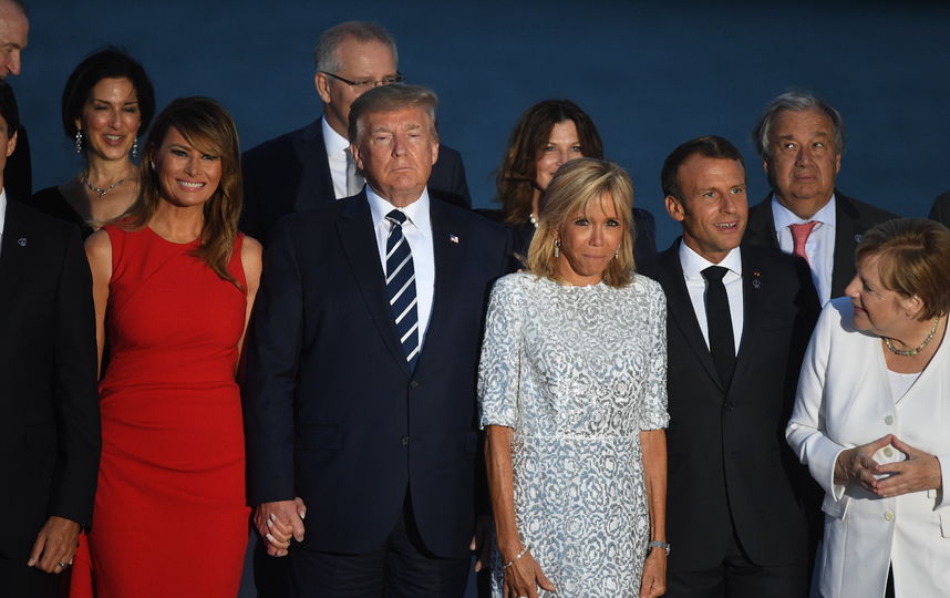 Мелания Трамп на саммите G7 во Франции. Фото Getty
