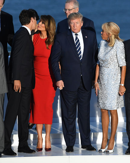 Мелания Трамп на саммите G7. Фото Getty
