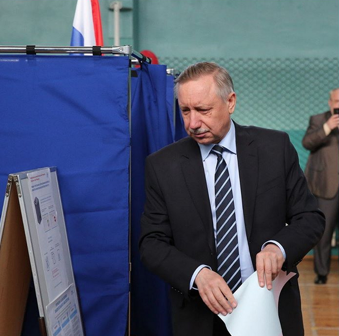 В Петербурге состоялись выборы губернатора. Фото скриншот www.instagram.com/beglovspbgov/