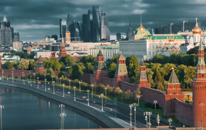 Кремль и москва сити