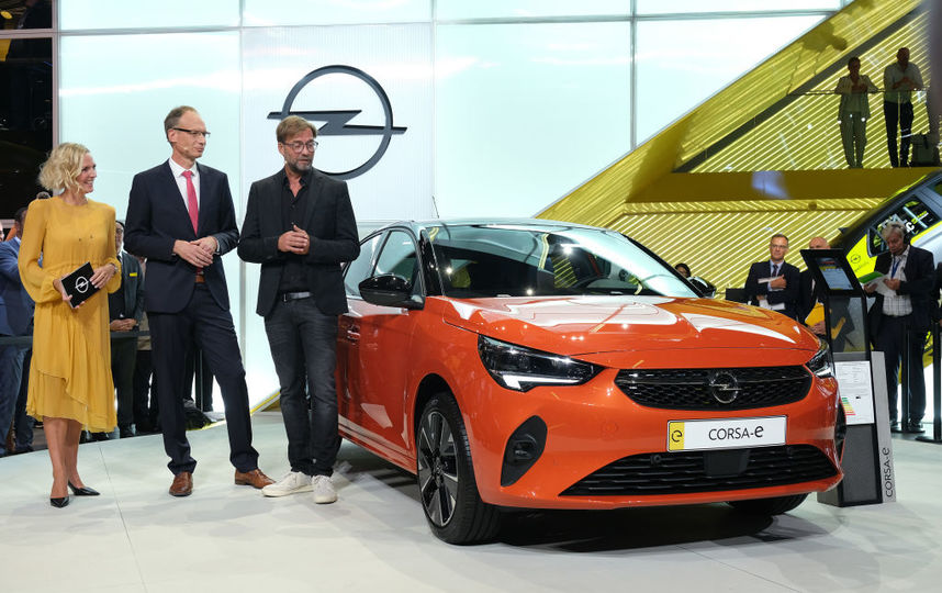2019 IAA Frankfurt Auto Show.  Opel Corsa - .  Getty