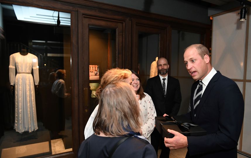 Принц Уильям на открытии выставки BAFTA в Лондоне. Фото Getty
