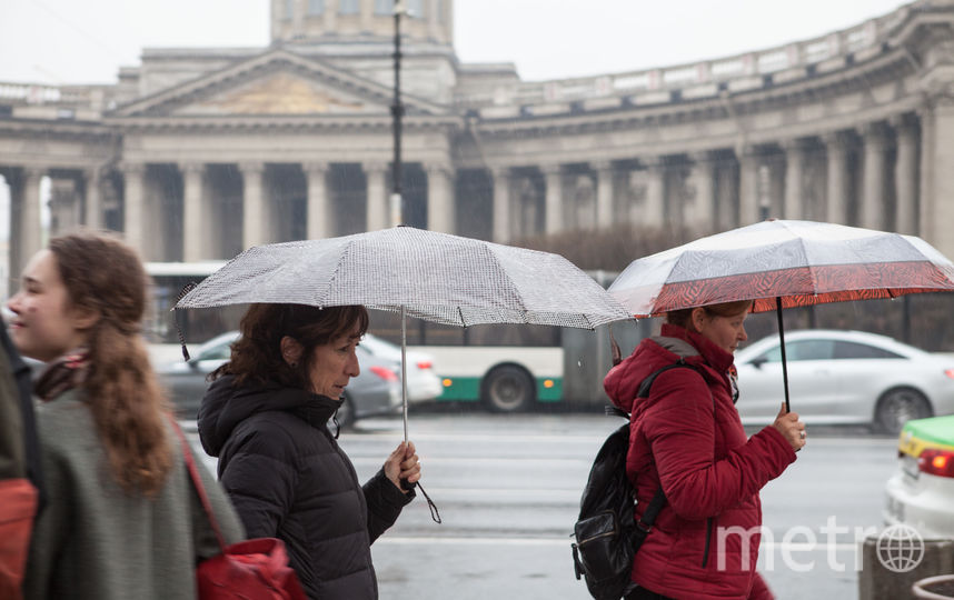 Зонты в Петербурге - необходимый атрибут. Фото Святослав Акимов, "Metro"